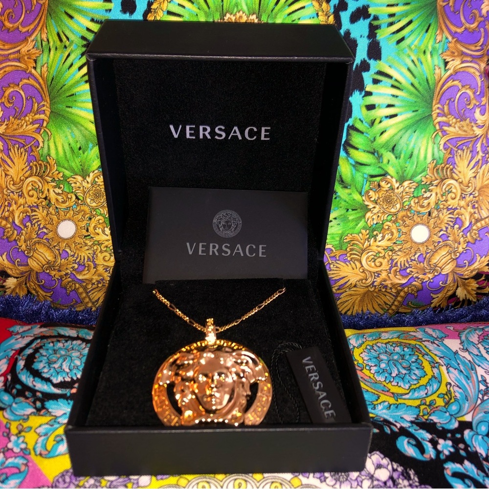 Versace Medallion Necklace